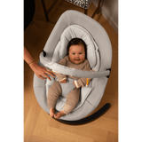 Nuna LEAF Grow Baby-to-Big-Kid Bouncer with Toy Bar – Driftwood