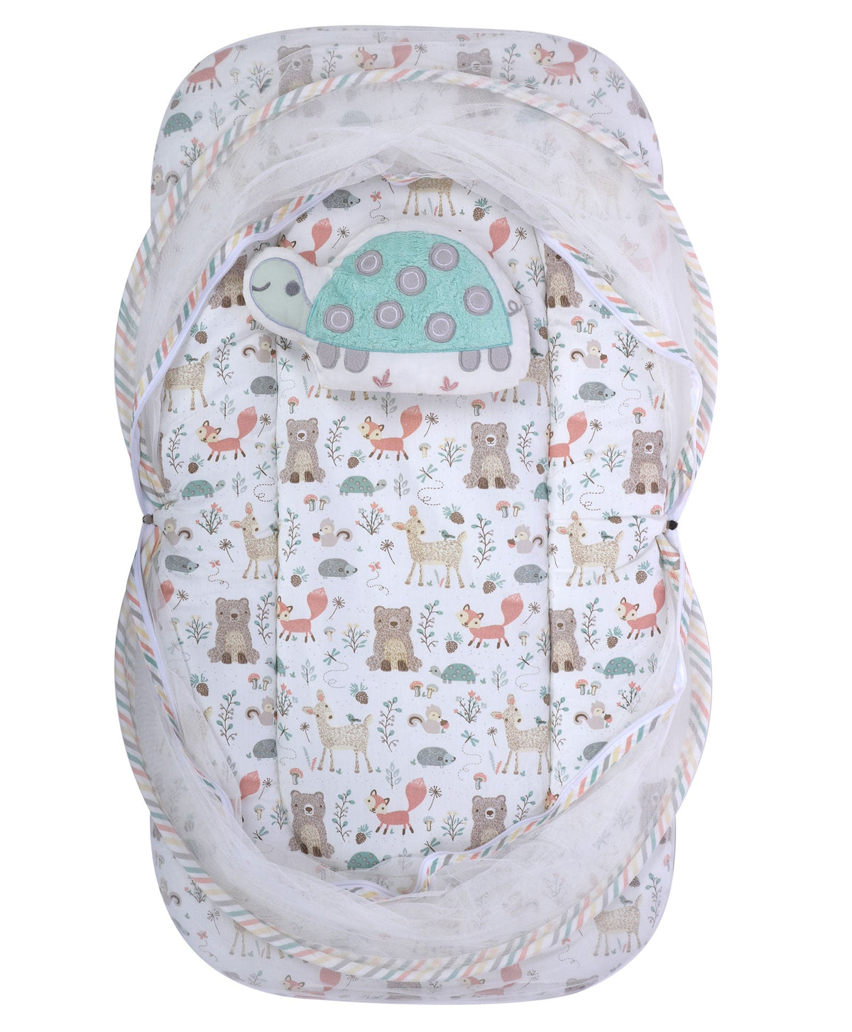 Abracadabra Gadda Set With Mosquito Net - Woodland