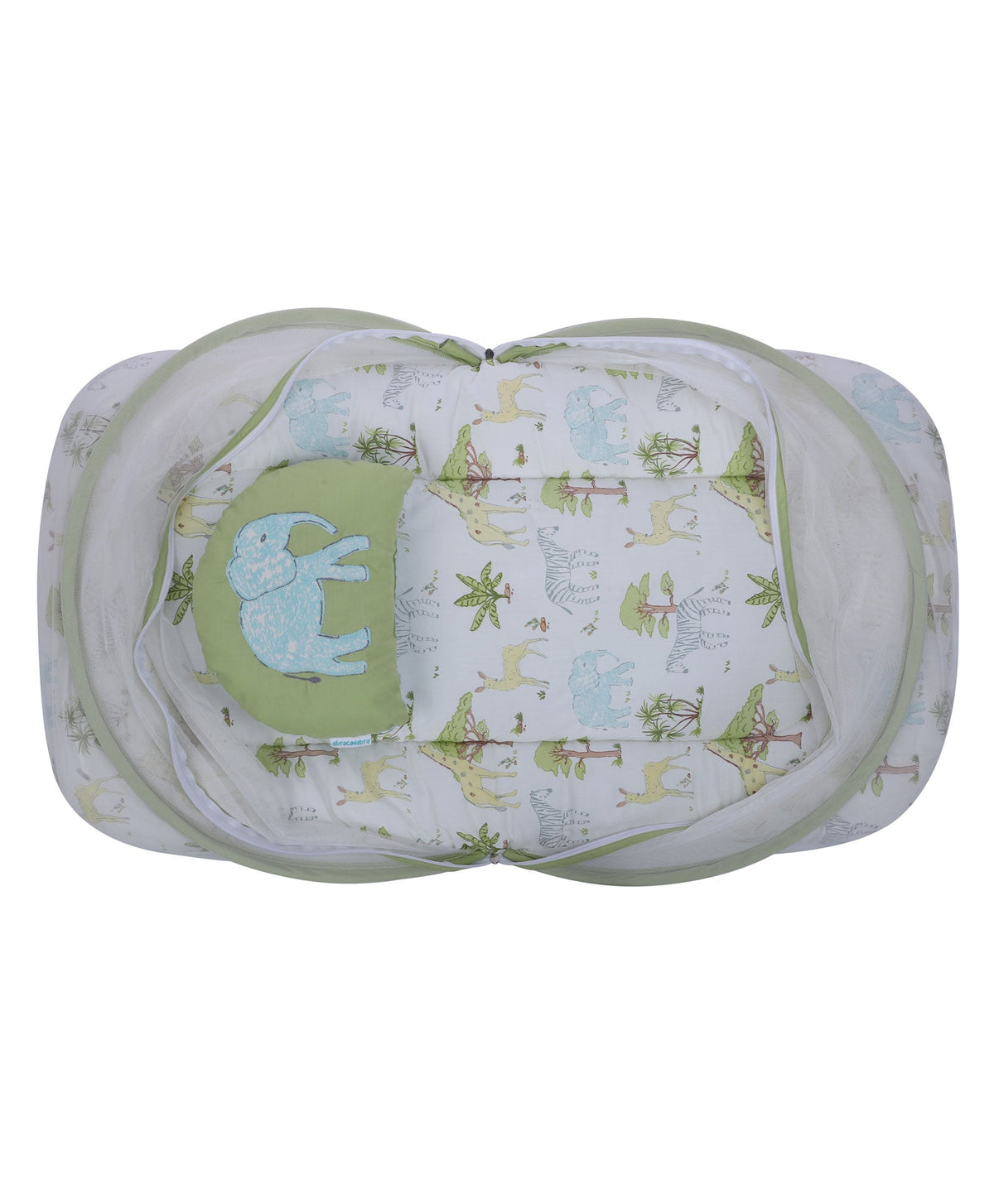 Abracadabra Gadda Set with Mosquito Net & Shaped Pillow – Savanna