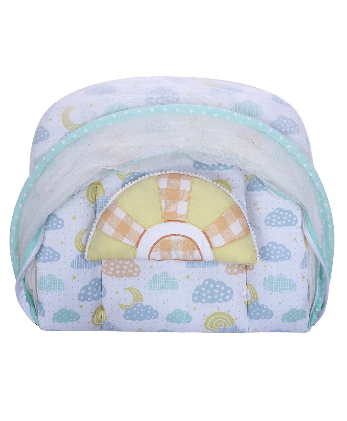 Abracadabra Baby Gadda Set with Mosquito Net & Pillow – Lost in Clouds