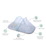Abracadabra Baby Gadda Set with Mosquito Net & Pillow – Lost in Clouds