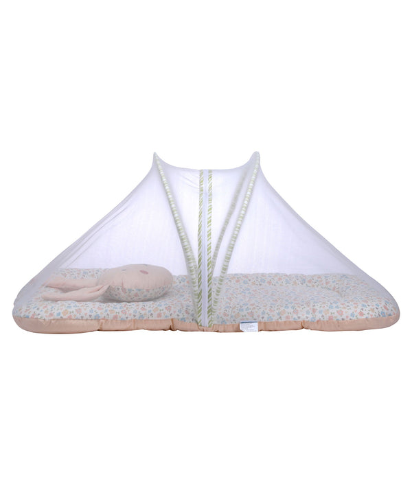 Abracadabra Gadda Set With Mosquito Net - Bunny Garden