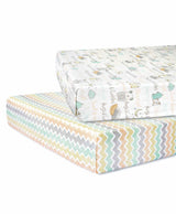Abracadabra Sleepy Friends Cotton Flat Cot Sheets – Set of 2