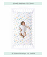 Abracadabra Cotton Cot Flat Sheets Set of 2 – Lost in Clouds