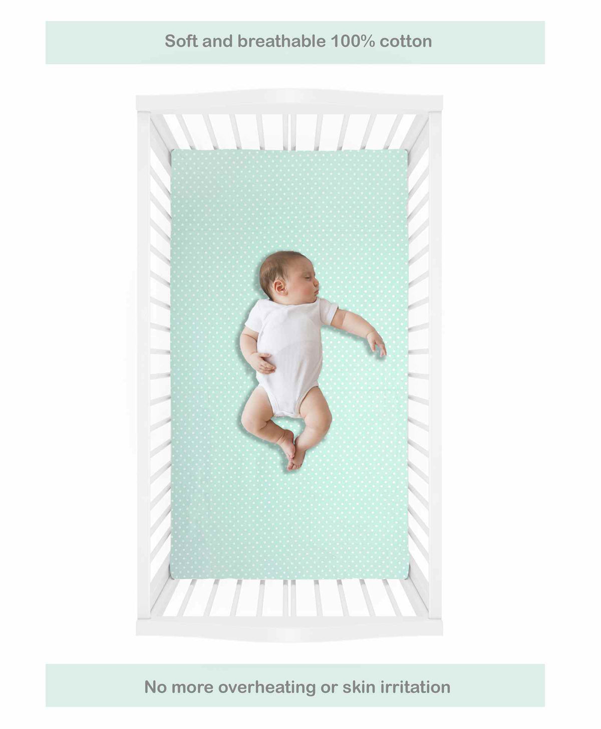 Abracadabra Cotton Cot Flat Sheets Set of 2 – Lost in Clouds