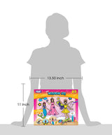 Imagimake Princess-Themed Window Art Craft Kit: 16-Piece Glass Painting Set