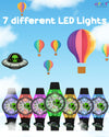 Spiky 3D Spaceship Cartoon Analog Light Watch 2–12Y – Black
