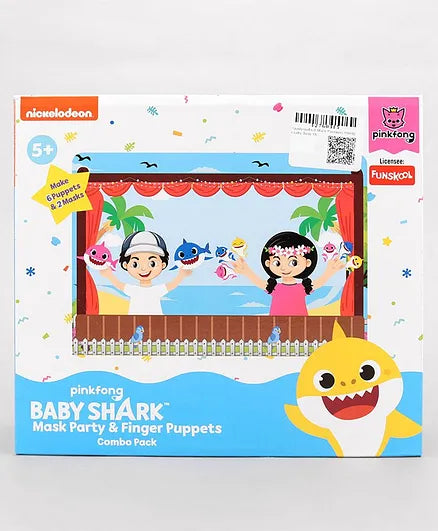 Funskool Baby Shark Party Mask & Finger Puppet Kit