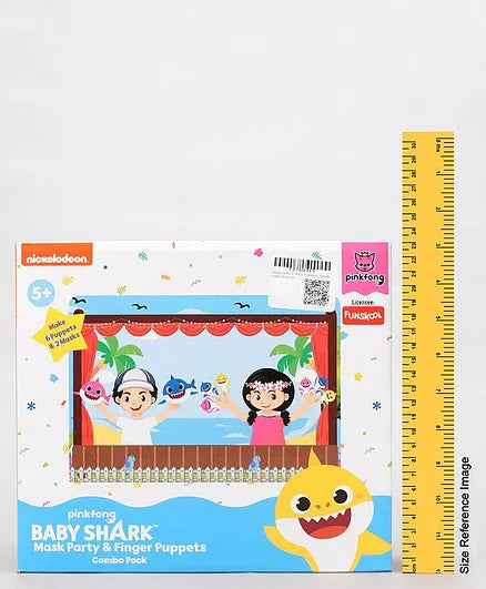 Funskool Baby Shark Party Mask & Finger Puppet Craft Kit | 5+ Years