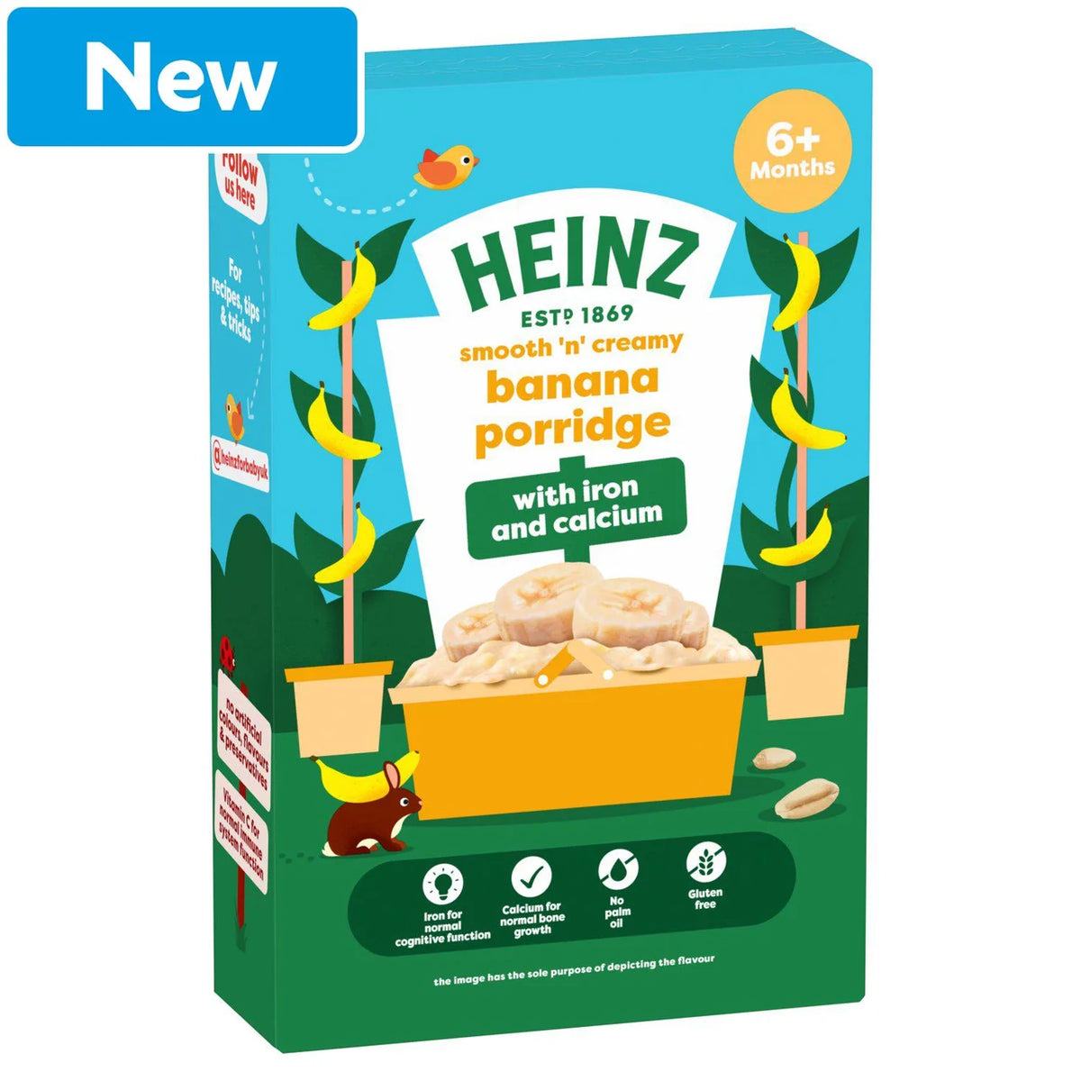 Heinz Banana Porridge Baby Food – 6+ Months, 125g