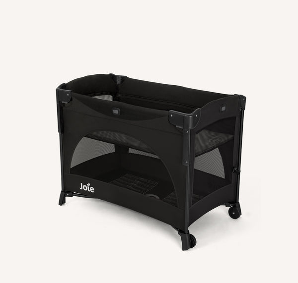 Joie Kubbie™ Sleep Bedside Crib & Travel Cot Birth to 15kg Shale