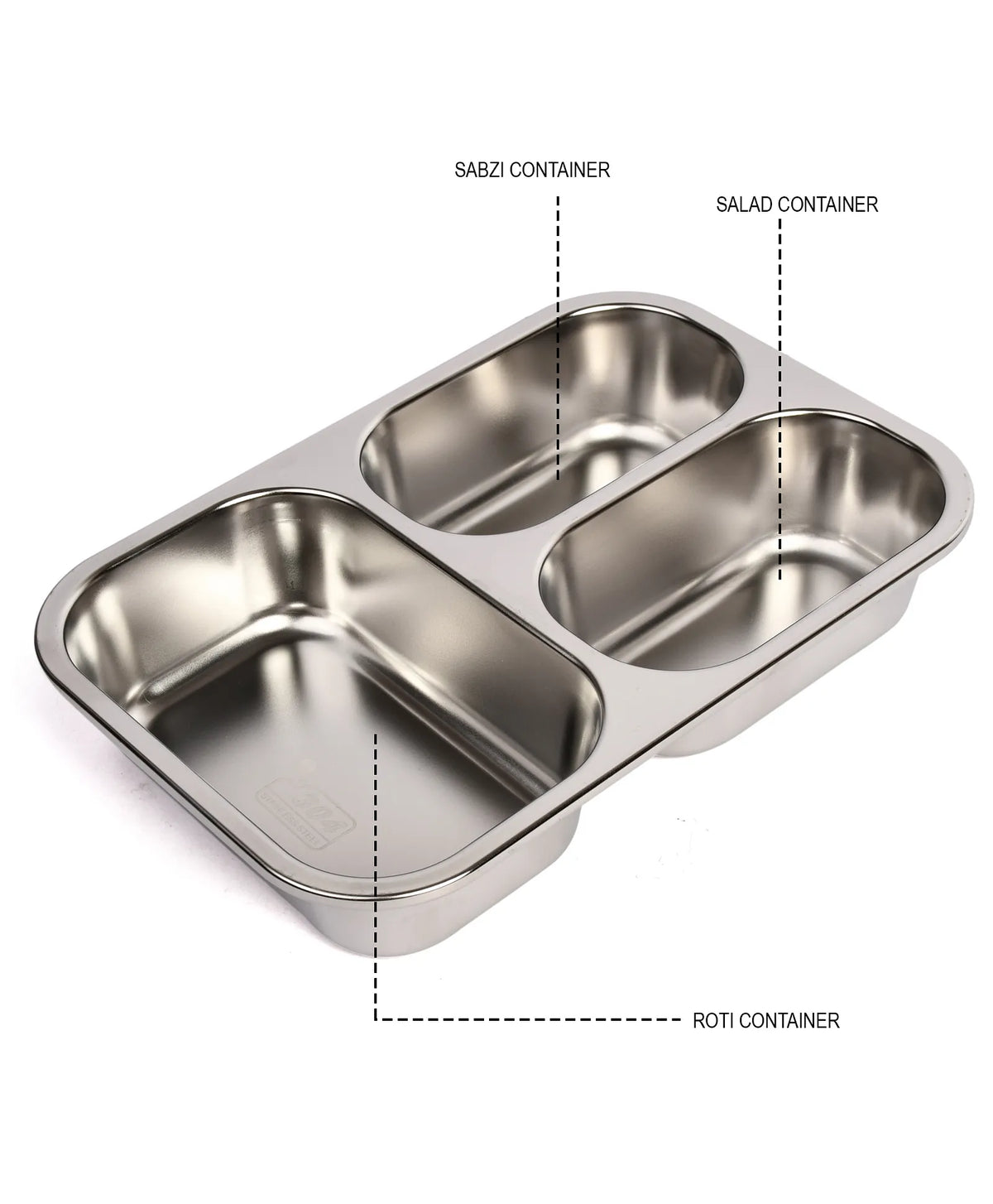 Youp Stainless Steel Silicone Rings Kids Lunch Box - Pegga Pig