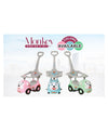 Dash Monkey 3 in 1 Ride on for Kids (2 Years Plus) Musical Push Car with Parental Handle