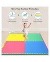 Jumprfit Interlocking EVA Floor Mat - Multicolor (Set of 4pcs) - 12mm