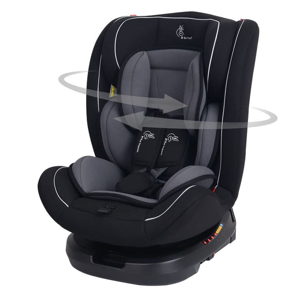 R For Rabbit Car Seat Jack N Jill Grand Isofix Black Grey