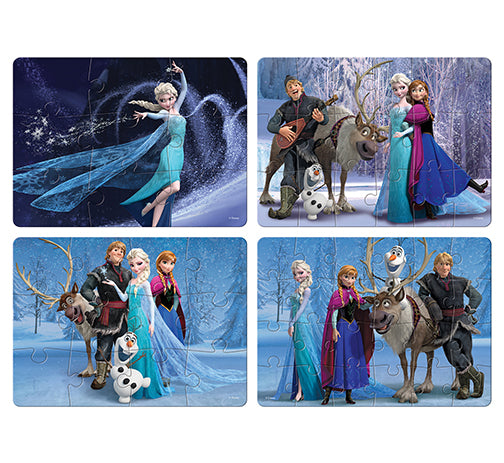 Frank Frozen 4 Puzzles in 1 3Y+