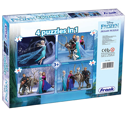 Frank Frozen 4 Puzzles in 1 3Y+