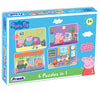 Frank Peppa Pig 4 Puzzles in 1 3Y+