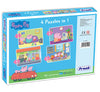 Frank Peppa Pig 4 Puzzles in 1 3Y+