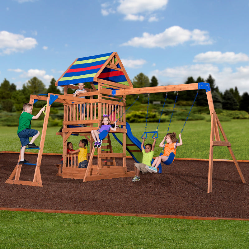 Backyard Discovery Northbrook Play Tower (Incl. Swings)