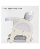 R for Rabbit Grow N Play 5-in-1 Convertible High Chair Standard Size White