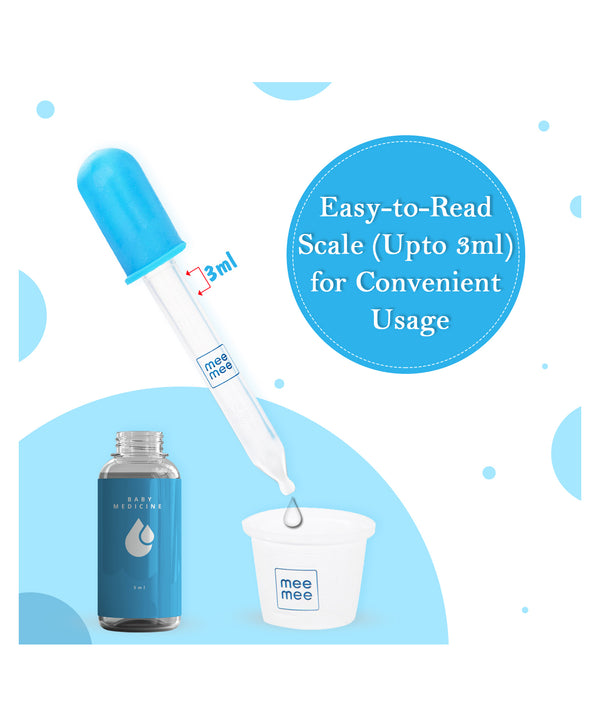 Mee Mee 2 in 1 Accurate Medicine Dropper Cum Dispenser - Assorted Colour