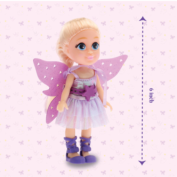 WinMagic Li'l Diva Fairy-Twinkle, 6 Inch Doll