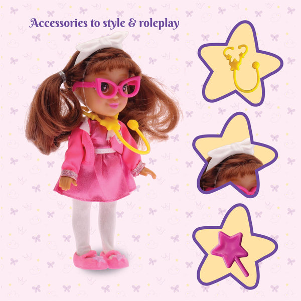 WinMagic Li'l Diva Doctor-Cassie, 6 Inch Doll