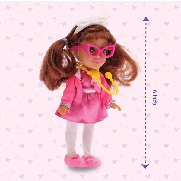 WinMagic Li'l Diva Doctor-Cassie, 6 Inch Doll