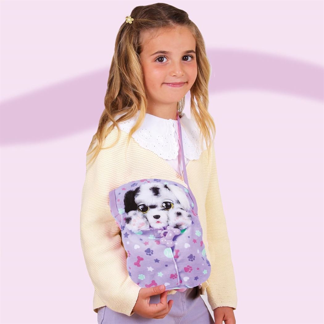 Baby Paws Dalmatian Interactive Plush Puppy with Pacifier & Carry Bag
