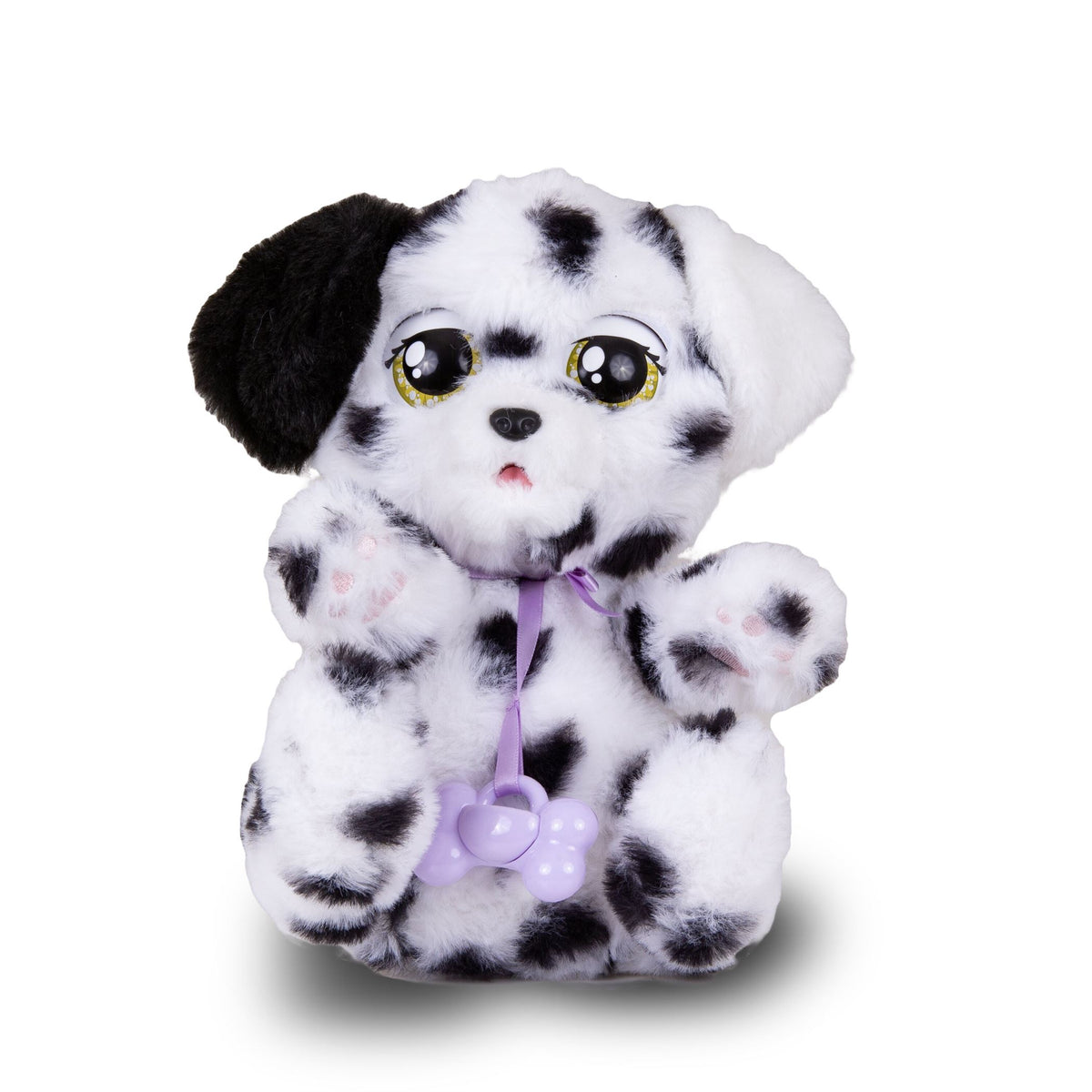 Baby Paws Dalmatian Interactive Plush Puppy with Pacifier & Carry Bag