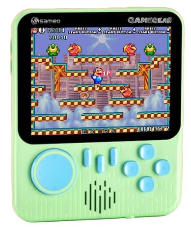 Sameo Gamegear Handheld Video Game Console, Retro Classic (Mint Green)