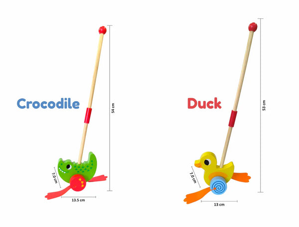 Open Ended Wooden Push Toy Associate