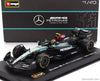 Bburago 1:43 F1 Mercedes AMG W15 2024 With Helmet Lewis Hamilton Race Car