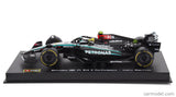 Bburago 1:43 F1 Mercedes AMG W15 2024 With Helmet Lewis Hamilton Race Car