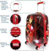 Humpty Dumpty Iron Man Kids Cabin Suitcase 18 Inch Red