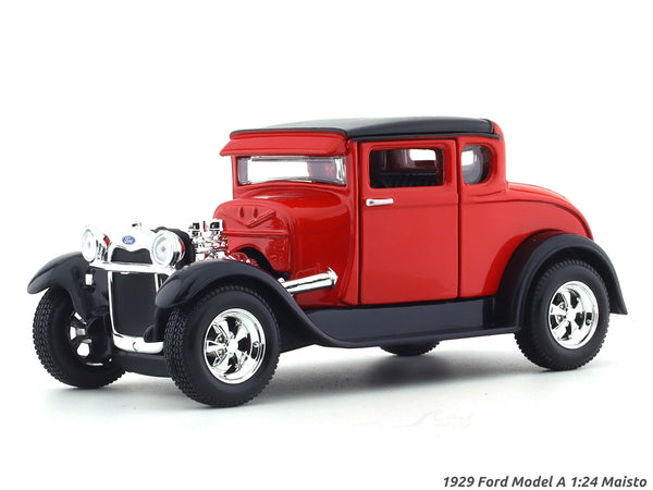 Maisto1929 Ford Model A Red 1:24 licensed Diecast Alloy Scale Model Car
