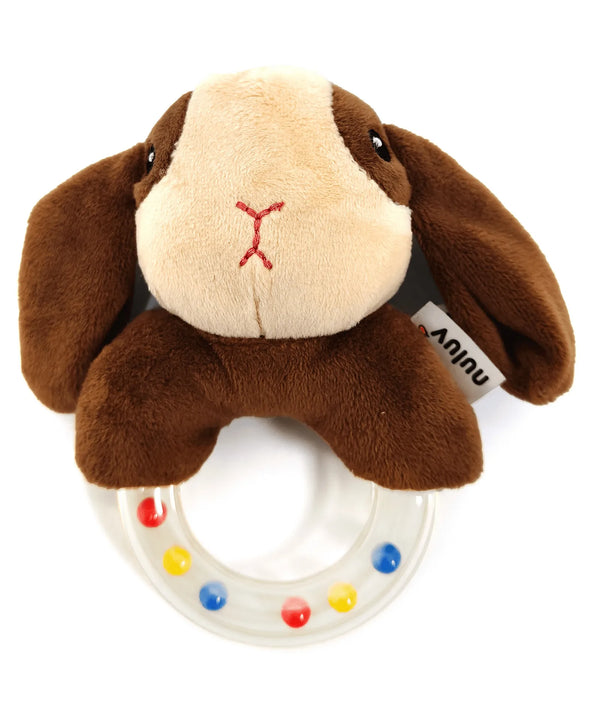 Nuluv Soft Toys Puppy Ring Rattle