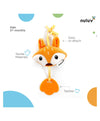 Nuluv Soft Toys Fox -Rattles & Teether