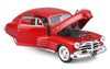 Maisto 1:24 1948 Chevrolet Fleetline Aerosedan Red Licensed Diecast Scale Model Car