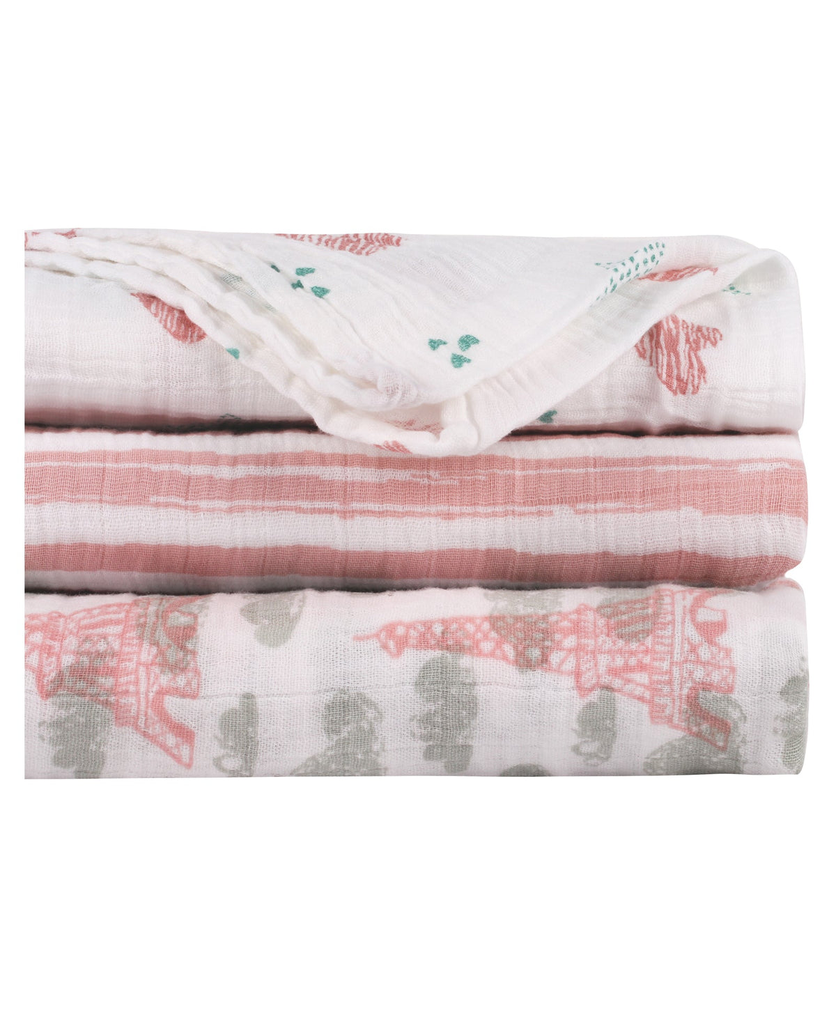 Abracadabra Cotton Muslin Swaddles Set of 3 – Eiffel Tower