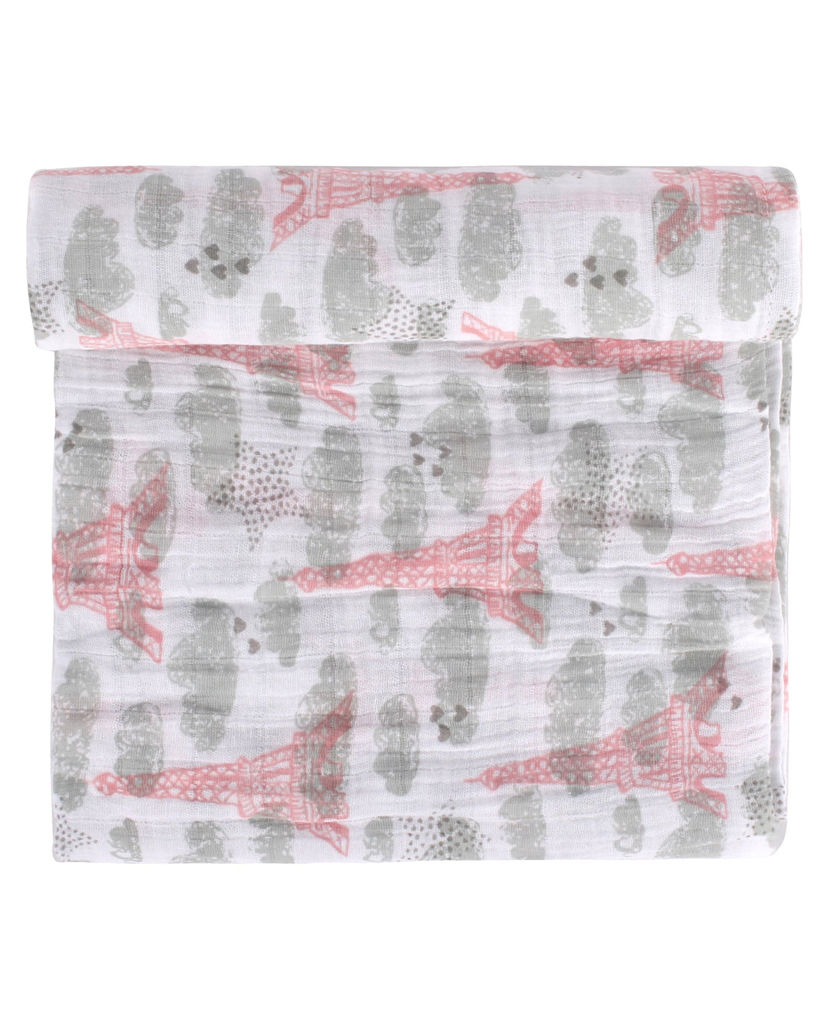 Abracadabra Cotton Muslin Swaddles Set of 3 – Eiffel Tower