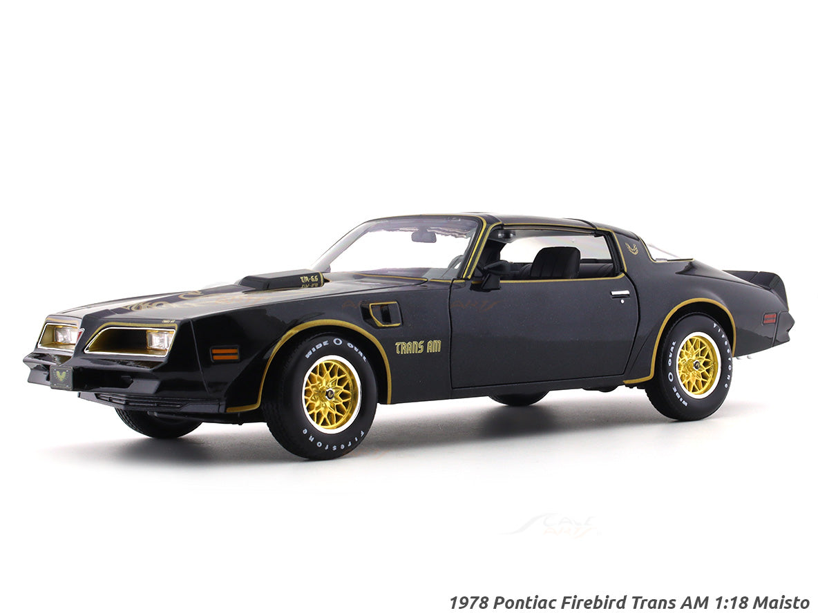 Maisto 1978 Pontiac Firebird Trans Am Diecast Model 1:18 Scale Blue