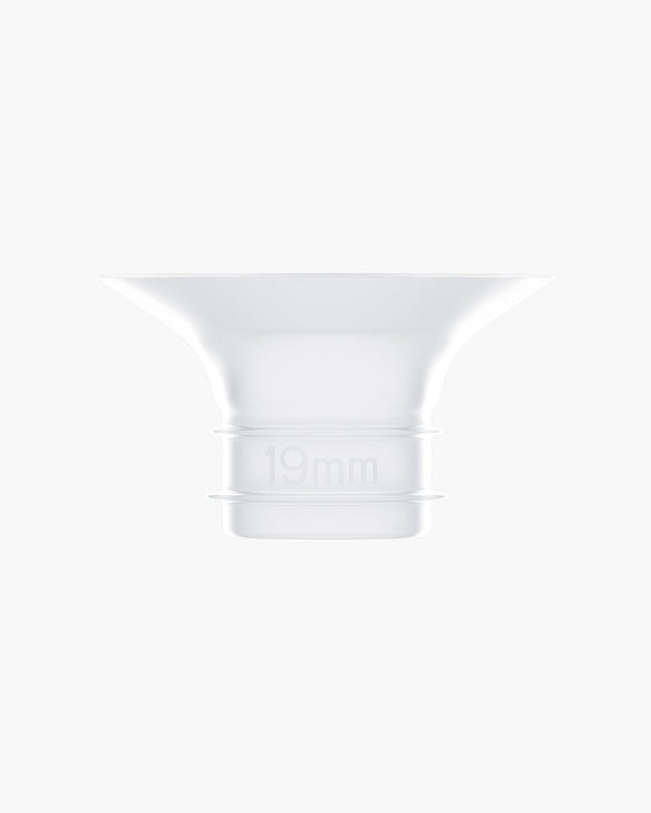 Momcozy Air 1 Ultra-slim Wearable Breast Pump 19mm Insert 4 Pack Clear