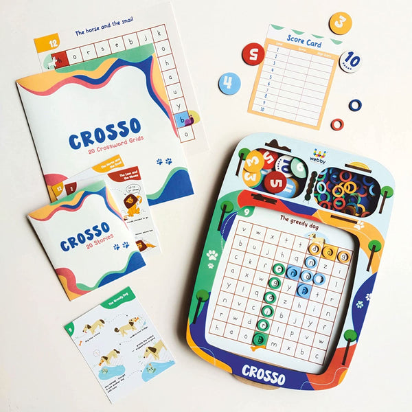 Webby Wooden Crosso-Spell The Story Maze Game