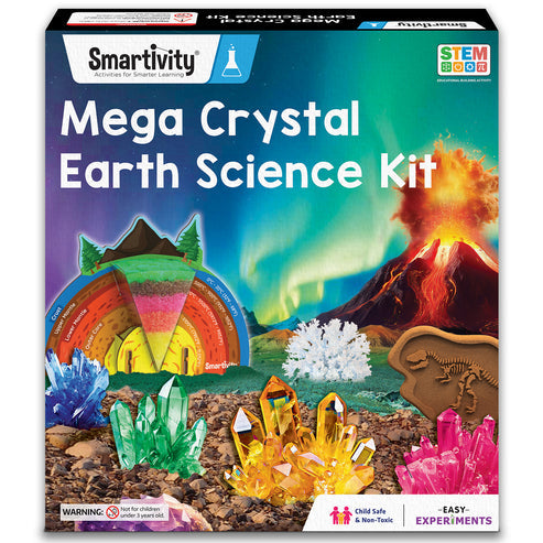 Smartivity Mega Crystal Earth Science Kit 8-14Y