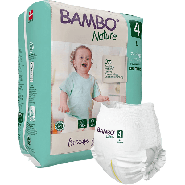Bambo Nature Training Pants - Size 4 Large (Pack Of 20)