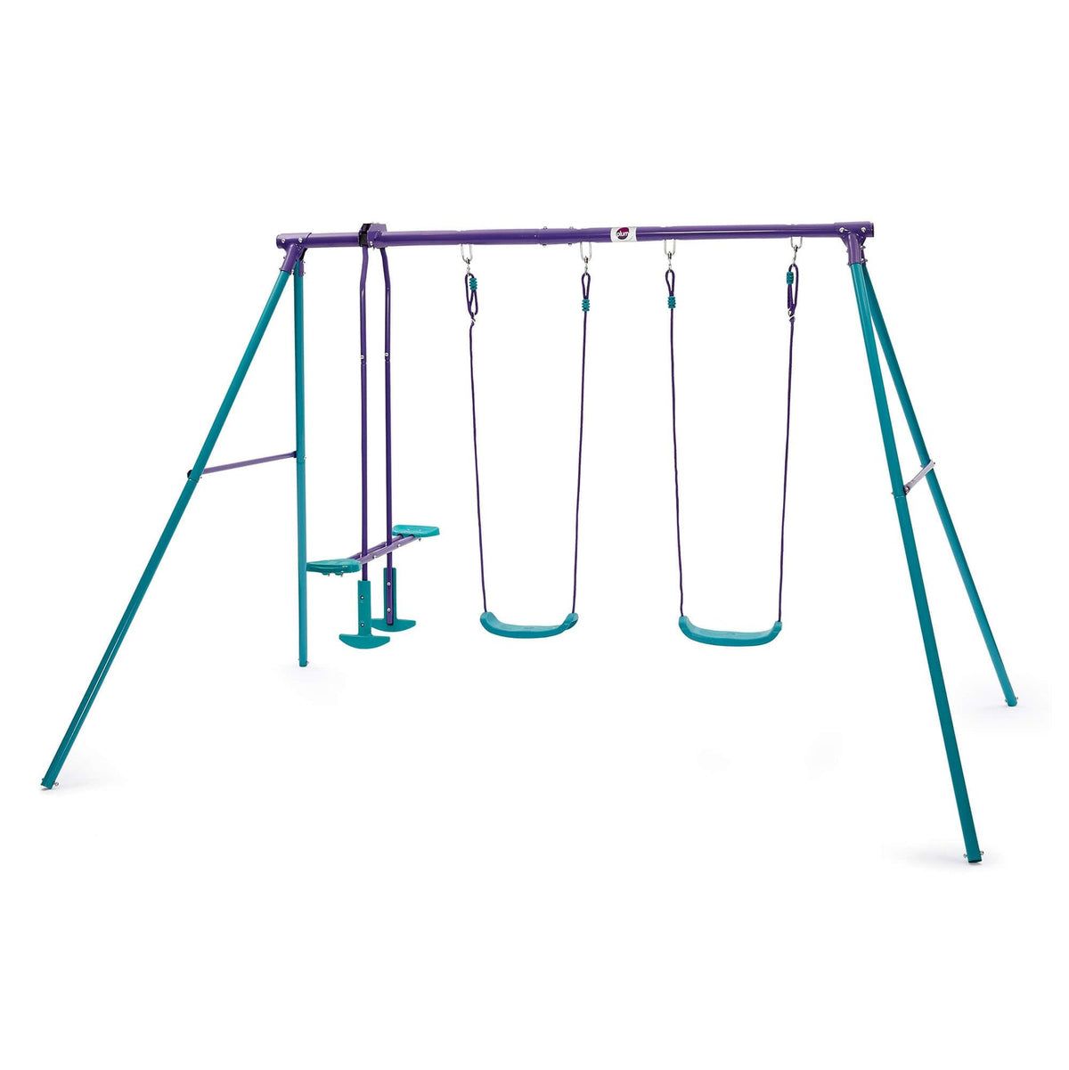 Plum Metal Jupiter Double Swing And Glider Set