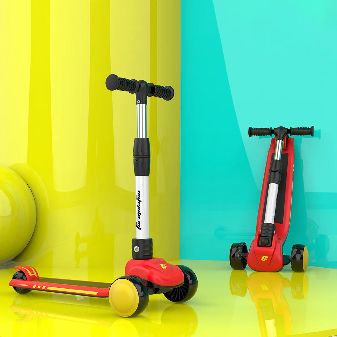 Formula Fun by EMotorad Speed Glide Kick Scooter 3Y+ Red