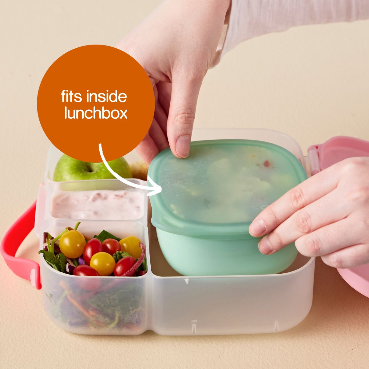 b.box Lunch Tub 400ml β Forest Green